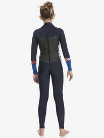 4 Girl's 8-16 3/2mm Syncro GBS L/SL Fullsuit Blue ERGW103046 Roxy