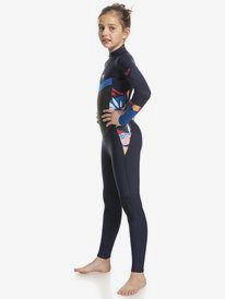 2 Girl's 8-16 3/2mm Syncro GBS L/SL Fullsuit Blue ERGW103046 Roxy