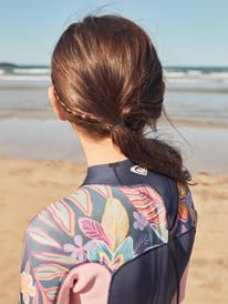 1 Girls 8-16 3/2mm Swell Series Back Zip Wetsuit Blue ERGW103055 Roxy