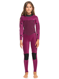 15 Girls 8-16 3/2mm Swell Series Back Zip Wetsuit Blue ERGW103055 Roxy