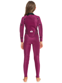 16 Girls 8-16 3/2mm Swell Series Back Zip Wetsuit Blue ERGW103055 Roxy