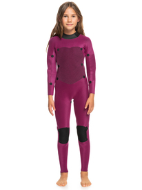 5 Girls 8-16 3/2mm Swell Series Back Zip Wetsuit Black ERGW103055 Roxy