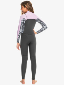 8 Girls 8-16 3/2mm Swell Series Chest Zip Wetsuit Multicolor ERGW103056 Roxy