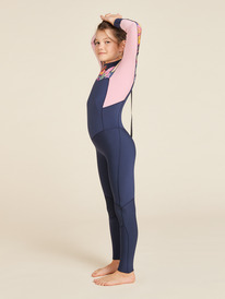 1 4/3mmSwell Series - Back Zip Wetsuit for Girls 8-16 Blue ERGW103057 Roxy