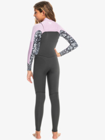 8 Girls 8-16 4/3mm Swell Series Chest Zip Wetsuit Multicolor ERGW103058 Roxy