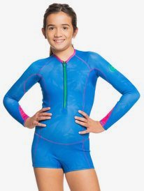 1mm POP Surf - Long Sleeve Front Zip Springsuit for Girls 8-16  ERGW403014