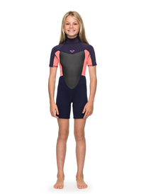 2/2mm Prologue - Back Zip Short Sleeve Springsuit for Girls 4-16  ERGW503008