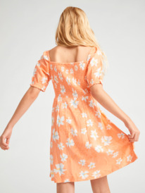 2 Girls 4-16 Free The Animal Short Sleeve Dress Pink ERGWD03205 Roxy