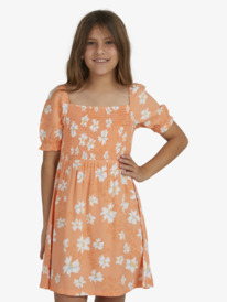 5 Girls 4-16 Free The Animal Short Sleeve Dress Pink ERGWD03205 Roxy