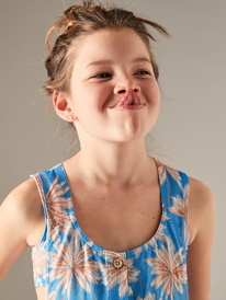 6 The Great Escape - Jumpsuit voor Meisjes 4-16 Blue ERGWD03210 Roxy