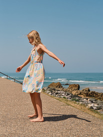 roxy, Girl's 4-16 Under The Sea Mini Dress For Girls, DAIQUIRI GREEN ALL PALMED O RG (geb7) Under The Sea - Mini Dress for Girls 4-16 ERGWD03216
