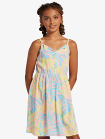 8 Girl's 4-16 Under The Sea Mini Dress For Girls Green ERGWD03216 Roxy