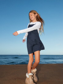 1 Girl's 4-16 Sunset Waves Dress Blue ERGWD03228 Roxy