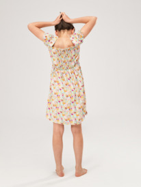 2 Girls 4-16 Unconditional Ocean Short Sleeve Dress Green ERGWD03233 Roxy