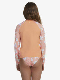 1 Girls 6-16 Salty Flower Long Sleeve Rash Vest  ERGWR03317 Roxy
