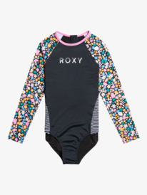 8 Active Joy - Lycra une pièce manches longues pour Filles 6-16 ans Noir ERGWR03329 Roxy