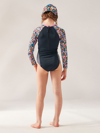 4 Active Joy - Lycra une pièce manches longues pour Filles 6-16 ans Noir ERGWR03329 Roxy