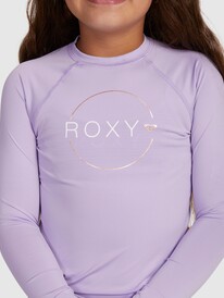 4 Beach Classics - Lycra manches longues UPF 50 pour Filles 6-16 ans Violet ERGWR03342 Roxy