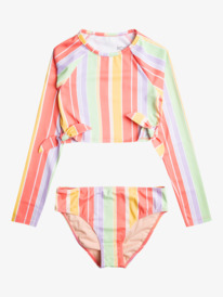 OCEAN TREASURE LS CROP TOP SET  ERGWR03343