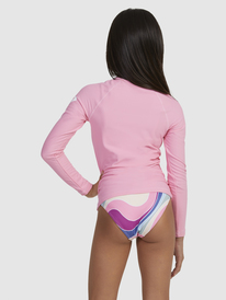 2 Girls 6-16 Girl Heater Long Sleeve UPF 50 Rash Vest Pink ERGWR03365 Roxy