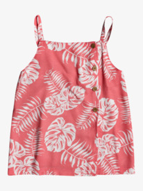 roxy, Детская майка Crystalized 4-16, DESERT ROSE PURE BICO (mge5) Crystalized - Strappy Vest Top for Girls 4-16 ERGWT03076