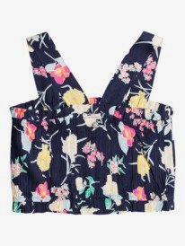 1 Girl's 4-16 Dancing In The Wind Cropped Tank Top Blue ERGWT03096 Roxy