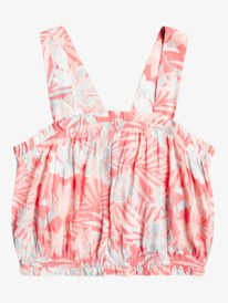 3 Girl's 4-16 Dancing In The Wind Crop Tank Top Pink ERGWT03100 Roxy
