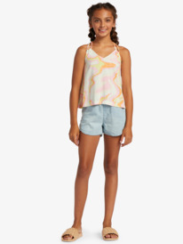 10 Good Influence - Vest Top for Girls 4-16 Vert ERGWT03113 Roxy