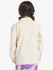 Something Beautiful Solid - Oversized Corduroy Shirt for Girls (10-16 years)  ERGWT03121
