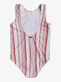 1 Girl's 7-16 Enjoying Waves One-Piece Swimsuit White ERGX103079 Roxy