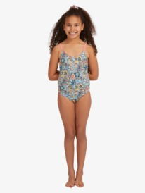 4 Marine Bloom - Maillot de bain une pièce pour Fille Rose ERGX103100 Roxy