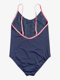 roxy, Girls 8-16 Summer Good Wave One Piece Swimsuit, MOOD INDIGO (bsp0) Summer Good Wave - One Piece Swimsuit for Girls ERGX103118