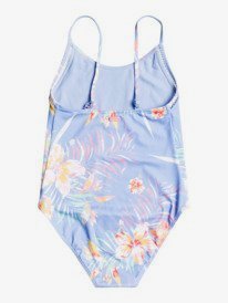 1 Girls 8-16 The Heart Flower One Piece Swimsuit Purple ERGX103119 Roxy