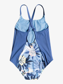 1 ROXY Sporty Spirit - Eendelig Badpak voor Meisjes Blue ERGX103135 Roxy
