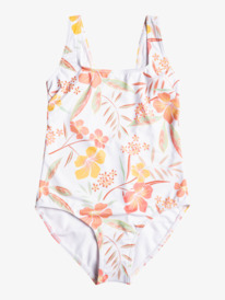 0 Girls 8-16 Life Enjoyers One-Piece Swimsuit White ERGX103137 Roxy