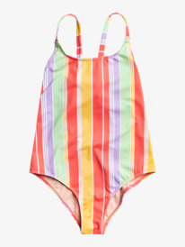 roxy, Girl's 7-16 Ocean Treasure One-Piece Swimsuit, SUNKISSED CORAL SALTY SUNSET (mjv8) Ocean Treasure - One-Piece Swimsuit for Girls 7-16 ERGX103154