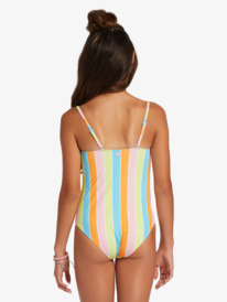 13 Girl's 4-16 Last In Paradise One-Piece Swimsuit For Girls Blue ERGX103158 Roxy