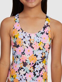 10 Girls 6-16 Above The Limits One-Piece Swimsuit Black ERGX103163 Roxy