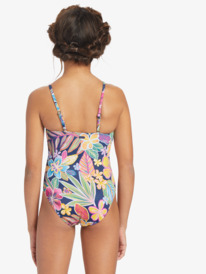 roxy, Girls 7-16 Paradise Trip One-Piece Swimsuit, MOOD INDIGOTRUE PARADISE (bsp6) PARADISE TRIP ONE PIECE ERGX103165