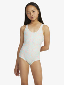 0 Girls 7-16 Flower Bed One-Piece Swimsuit Blue ERGX103172 Roxy