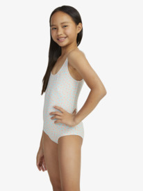 2 Girls 7-16 Flower Bed One-Piece Swimsuit Blue ERGX103172 Roxy