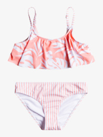 roxy, Детское бикини Flowers Addict 8-16, DESERT FLOWERRG S SURF TRIPPIN (mge7) Flowers Addict - Flutter Bikini Set for Girls 8-16 ERGX203426