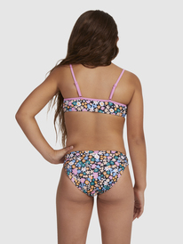 roxy, Girls 6-16 Active Joy Bralette Two Piece Bikini Set, ANTHRACITE FLOWER POWER (kvj9) Active Joy - Bralette Two Piece Bikini Set for Girls 6-16 ERGX203478