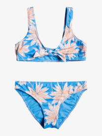 8 Ocean Treasure - Bralette Bikini-Set für Mädchen 7-16 Blau ERGX203484 Roxy