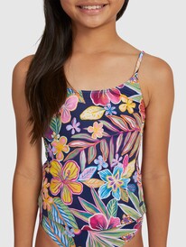 4 Girls 6-16 Paradise Tripini Two Piece Tankini Set Blue ERGX203525 Roxy