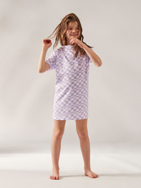 6 Ride In Paradise - Vestido de Manga Corta para Niñas 6-16 Rosa ERGX603039 Roxy