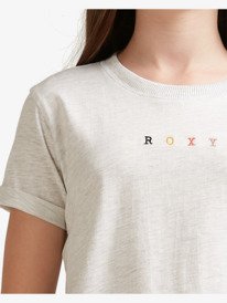 5 Surfing In Rythm - Boyfriend T-Shirt for Girls 4-16 White ERGZT03649 Roxy