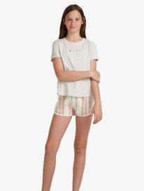0 Surfing In Rythm - Boyfriend T-Shirt for Girls 4-16 White ERGZT03649 Roxy