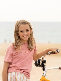 roxy, Surfing In Rythm - Boyfriend T-Shirt for Girls 4-16, ASH ROSE (mkm0) Surfing In Rythm - Boyfriend T-Shirt for Girls 4-16 ERGZT03649