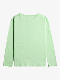 roxy, The One 2022 - Maglietta a maniche lunghe in materiale biologico da Ragazza, SPRUCETONE (gfe0) The One 2022 - Organic Long Sleeve T-Shirt for Girls ERGZT03904